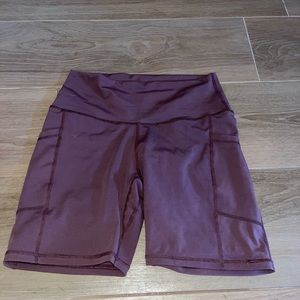 Colorfulkoala 6” Mauve Biker Shorts with Side Pockets